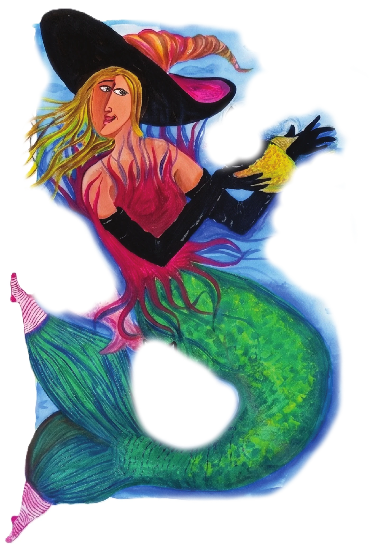 Merlina y el mar